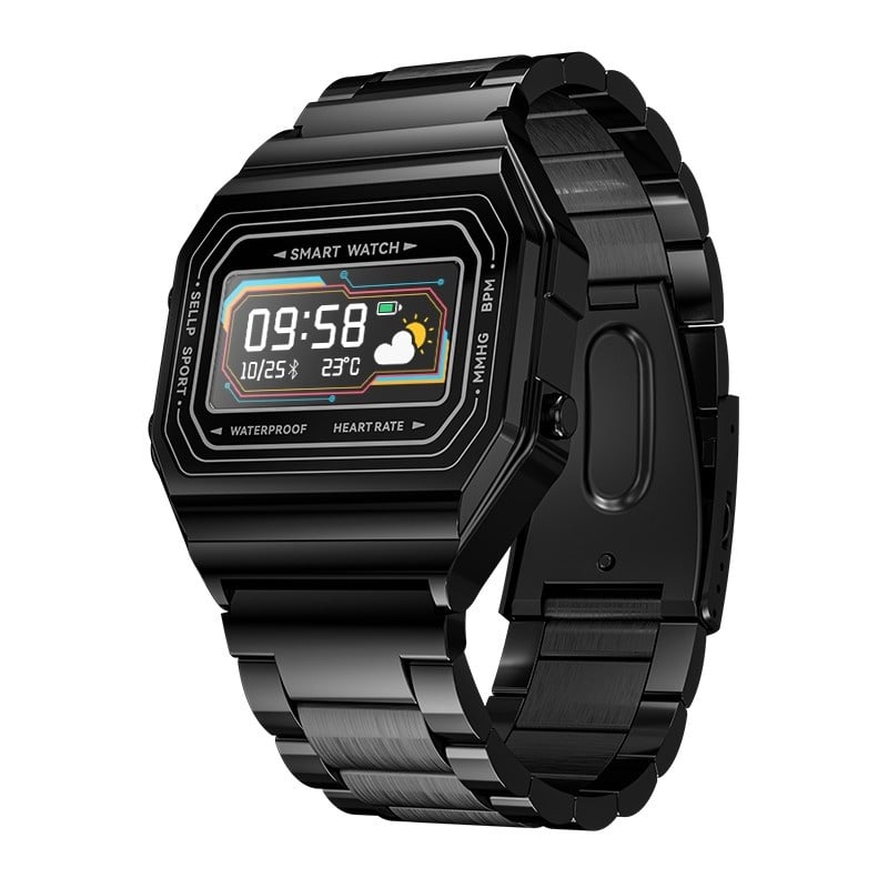 Ceas Smartwatch Techstar® i6, 0.96 inch OLED, Monitorizare Puls, Tensiune, Oximetru, Sedentarism, Bluetooth 5.0, IP67, Negru - 3 | YEO