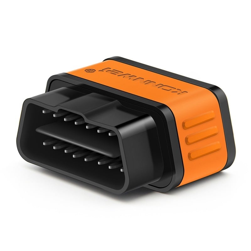 Diagnoza OBD2 KONNWEI KW901, Orange, Bluetooth, Buton ON-OFF, Android, ELM 327 OBDII, PIC18F25K80 - 1 | YEO