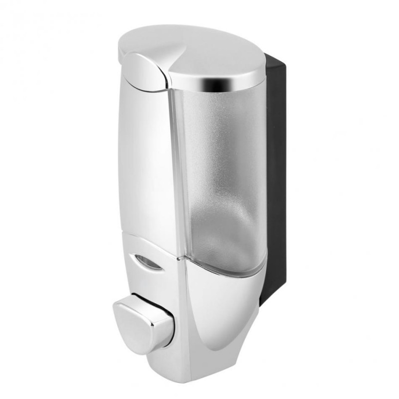 Dozator De Sapun, Argintiu, Montaj Perete, 300ml