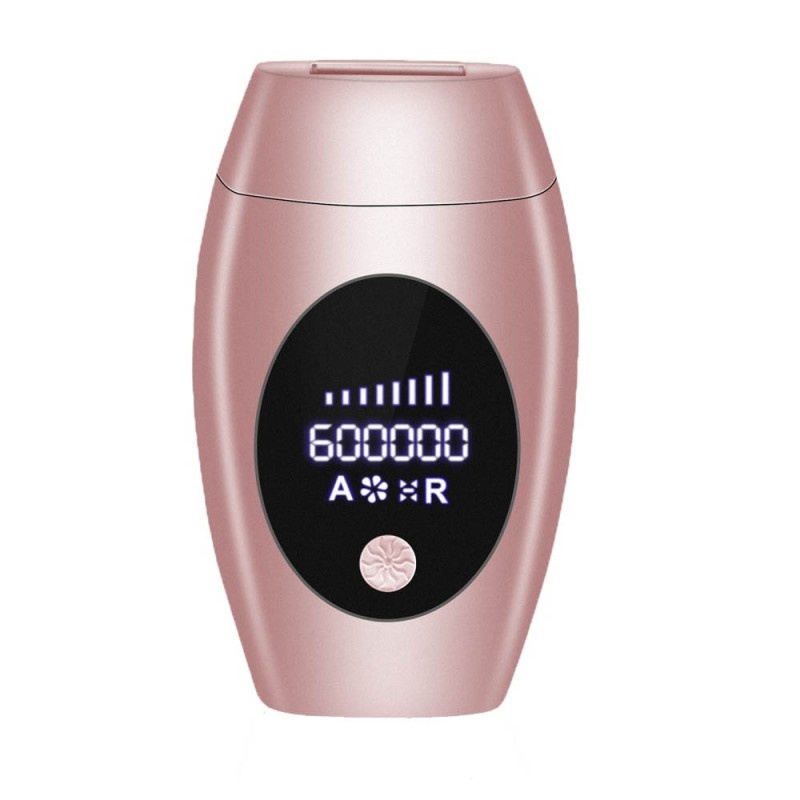 Epilator IPL, Techstar VHR02®, Xenon Quartz, 8 Nivele Putere, Mod Manual/Automat, Roz