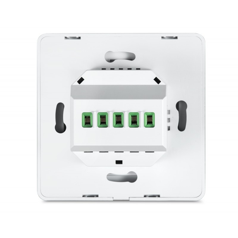 Intrerupator Smart Techstar®, Wireless 2.4GHz, Button cu Revenire, Design Classic, Iluminare LED, 3 Faze, cu NUL, Alb - 3 | YEO