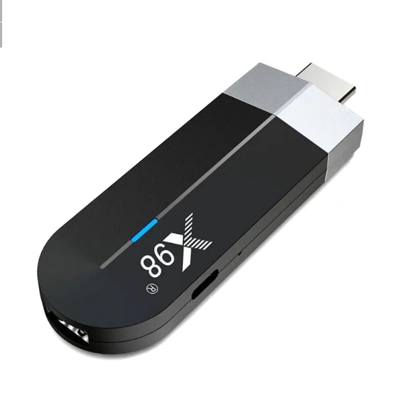 Media Player TV Stick Techstar® X98 S500, 4K, Android 11.0, Quad Core, 4GB RAM, 32GB ROM, WiFi 2.4G, Bluetooth, HDMI, Negru - 2 | YEO