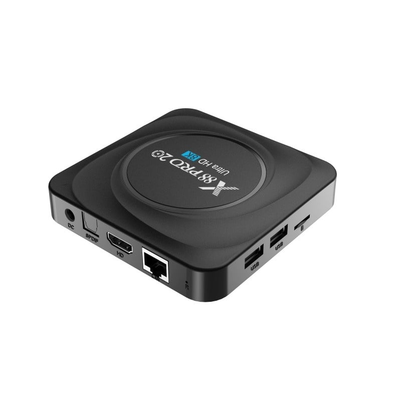 Mini PC Tv Box Techstar® X88 Pro 20, Procesor RK3566, Android 11, UHD 8K, HDR, 8GB RAM LPDDR4, 128GB ROM, WiFi 5G, Bluetooth, Telecomanda - 3 | YEO