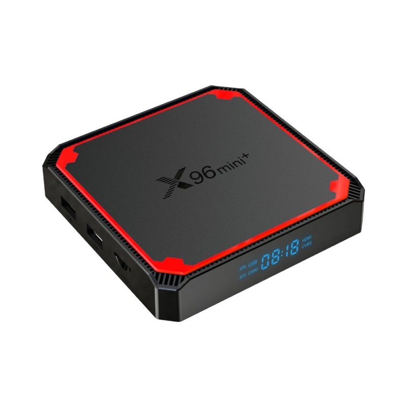 Poze Mini PC Tv Box Techstar® X96 Mini+, Procesor Amlogic S905W4, Android 9, UHD 4K, HDR, 2GB RAM LPDDR4, 16GB ROM, WiFi 5G, Telecomanda