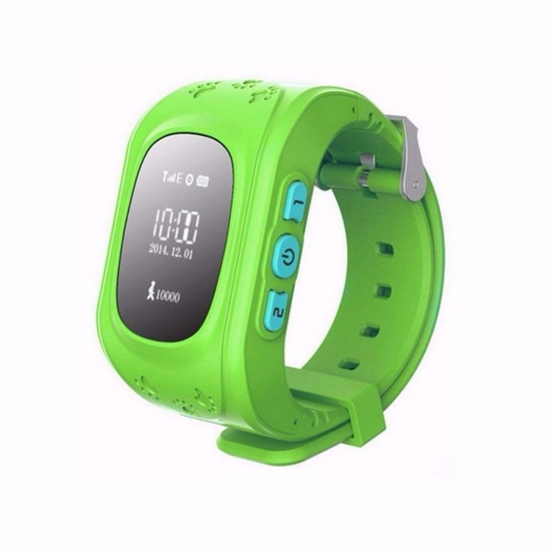 Resigilat Ceas Smartwatch Copii Techstar® Q50, 0.96 inch IPS, Slot Cartela SIM, Tracker GPS, AGPS, LBS, Buton Urgenta SOS, Monitorizare Live, Apelare, Verde