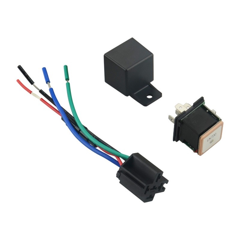 Poze Resigilat GPS Tracker Techstar® LK720, Forma Releu, Localizare LBS+AGPS+GLONASS, SIM, GPRS, Imobilizare Vehicul, Aplicatie iOS si Android