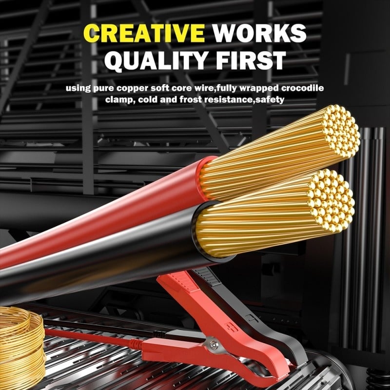 Resigilat Incarcator Baterie Auto Cu Microprocesor Foxsur B0228-L, 12/24V, 4/8A, Display LCD, Functie De Reparare Cu Puls, 170x98x58mm, Albastru - imagine 14