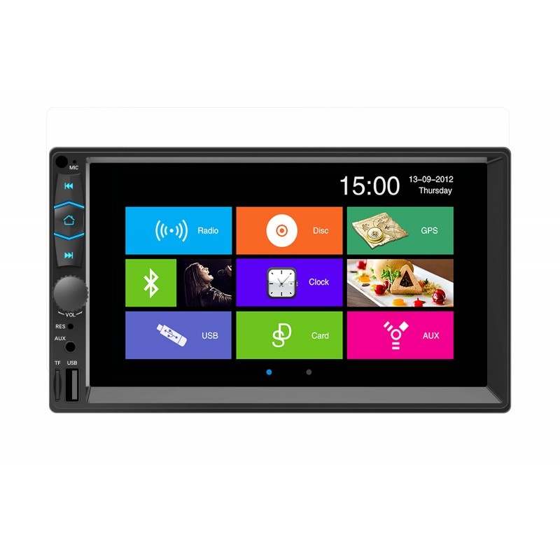 Poze Resigilat MP5 Player Techstar® 7062, 2DIN, Camera Marsarier, Ecran HD Touch 7", Comenzi Volan, Telecomanda, MirrorLink, Bluetooth 4.2