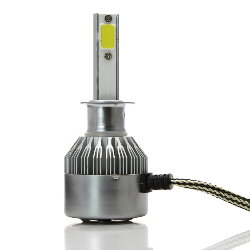Poze Resigilat Set 2 LED-Uri Auto Techstar® C6, H1, 36w, 3800 Lumeni, 6500K, AUTO, 12-24 Volti, COB