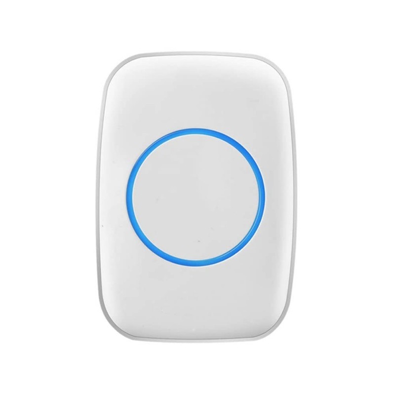 Resigilat Sonerie Electrica Wireless Techstar®, Alimentare Direct la Priza 220V, Multiple Tonuri, Maxim 110db, 300m, Alb