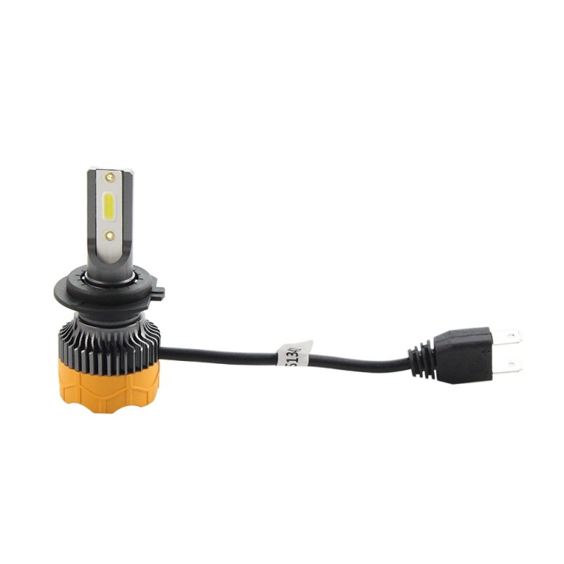 Set 2 LED-uri Auto Techstar® A8, H7, 40w, 4000 Lumeni, 6500K, AUTO, 12-24 Volti, COB, Canbus, Radiator Aluminiu - 3 | YEO