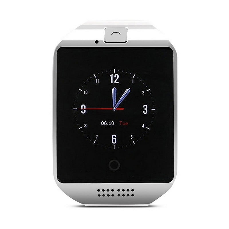 Smartwatch Vogue Q18 Curved cu Camera si Telefon 3G Alb Display 1.54