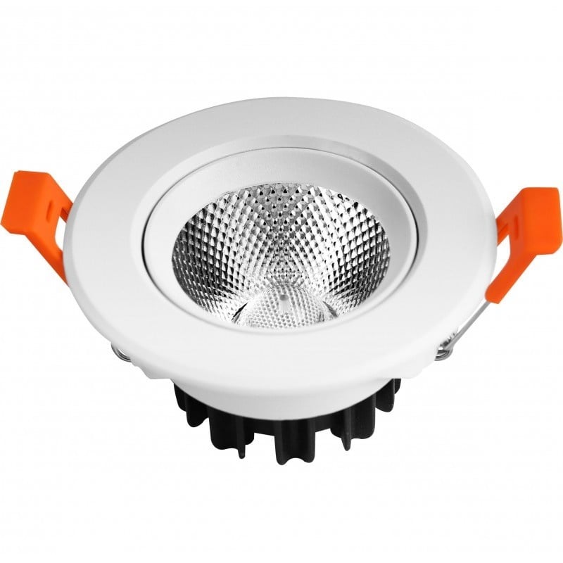 Spot LED Techstar® THD, Putere 10W, Culoare Lumina 4000K, CRI 80+, Radiator Aluminiu, Alb