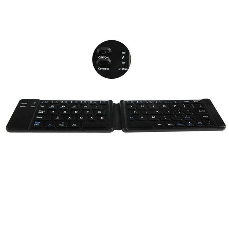 Tastatura Wireless Techstar®, Bluetooth 3.0, Pliabila, Windows/Android/iOS - 2 | YEO