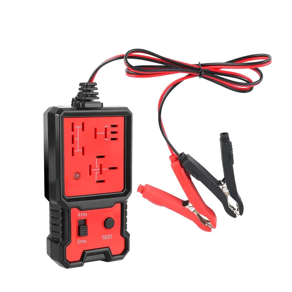 Tester pentru Relee Auto cu Indicator LED, Techstar® CNBJ707, Compatibil 4 și 5 Pini