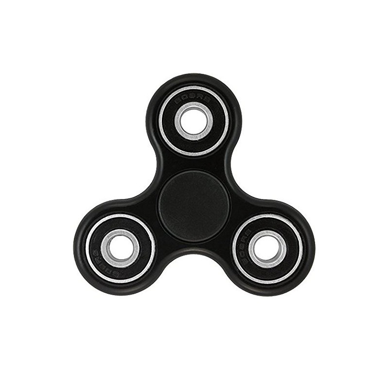 Tri-Spinner Fidget Jucarie Antistres ADHD culoare Negru Lucios