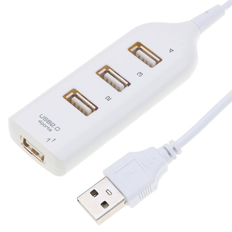 USB Hub Techstar® HB2, USB 2.0 High Speed, 4 Port USB2.0, Alb - 2 | YEO