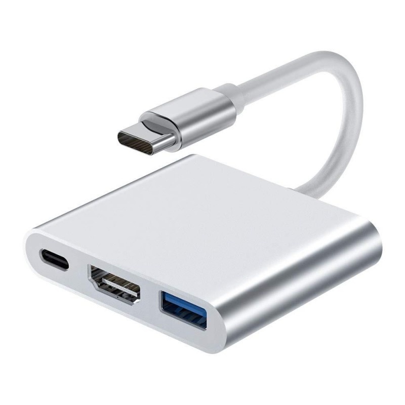 Adaptor multifunctional 3 in 1 USB-C la HDMI Techstar® DJ3IN1
