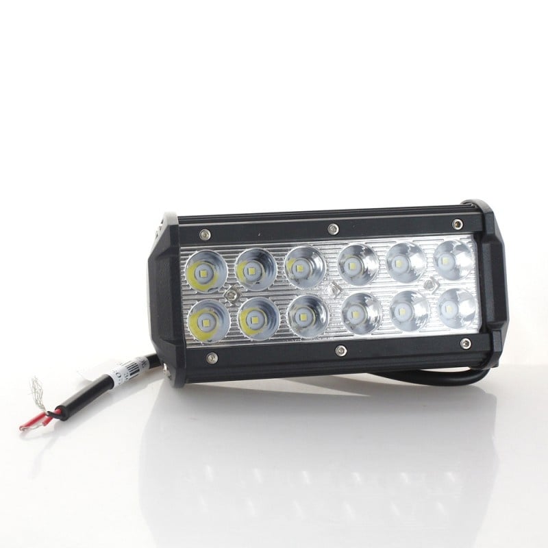 Bara Proiectoare LED Auto Offroad Techstar® PNG1, 36W, 12V-24V, 6000 K, 3500 Lumeni, IP 67, 17 Cm, Flood Beam 60° Cu Leduri CREE XBD, Negru - 3 | YEO