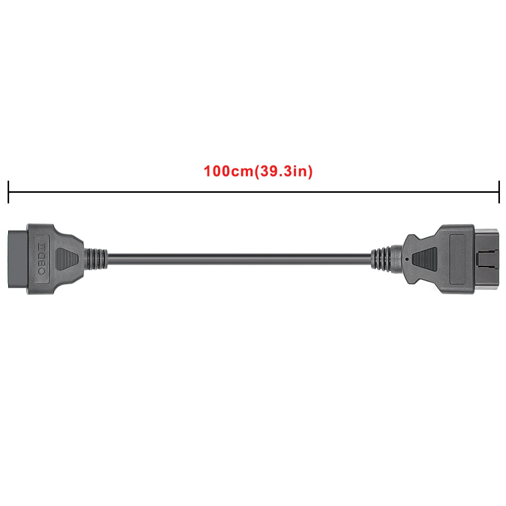 Cablu prelungitor OBD2 Techstar de 100 cm, male-female 16 pini 26AWG - 2 | YEO