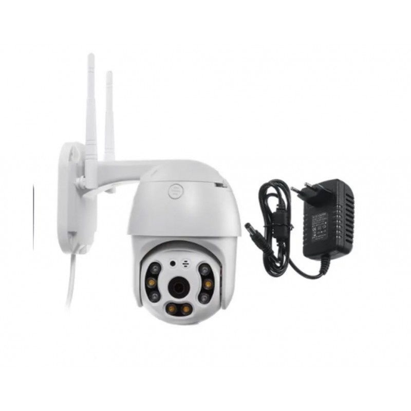 Camera Supraveghere IP PTZ Techstar® P12, Dome, Wireless, 355°, 1080p, LED+IR, Exterior, ONVIF, NVR, Senzor Miscare, Microfon - 1 | YEO