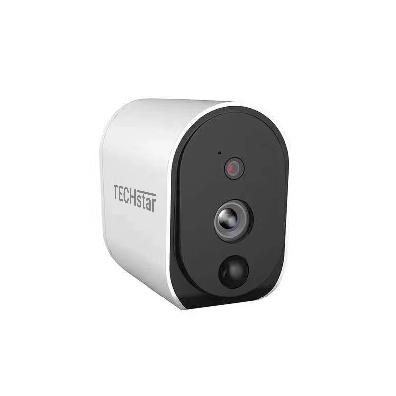 Camera Supraveghere IP Techstar® PIR L3, Cu Acumulatori, FullHD 1080P, Senzor PIR, NightVision IR cu Detectare Miscare, Salvare inregistrari in Cloud sau MicroSD Card, Conexiune Wireless