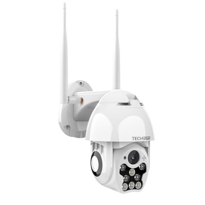 Camera Supraveghere PTZ Techstar® 903, 2MP, FullHD, Lumina Infrarosie si LED, Control Vertical + Orizontal, Audio Bidirectional, Detectarea Miscarii, ONVIF, P2P, Cloud, Slot MicroSD, Auto-Tracking - 2 | YEO