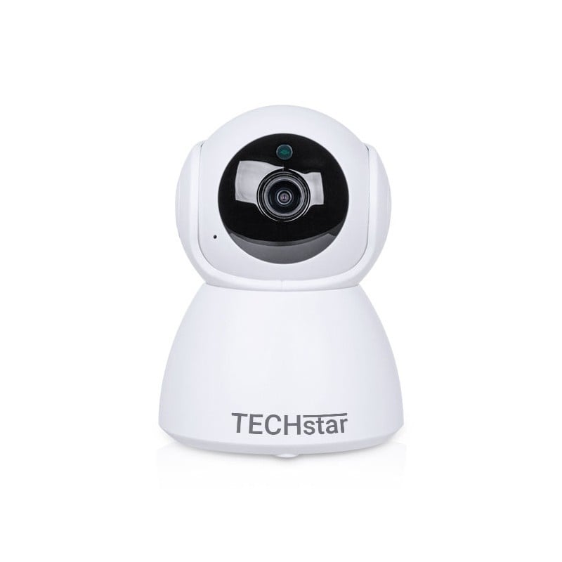 Camera Supraveghere Techstar® V380 Q8C, Full HD+, Night Vision, Detectare Miscare, MicroSD Card, Conexiune Hotspot Wireless, Port LAN