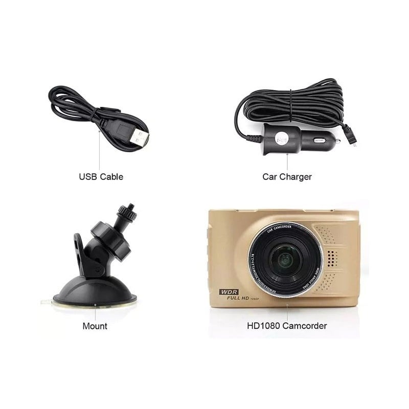 Camera Video Auto Novatek T612 FullHD display 3