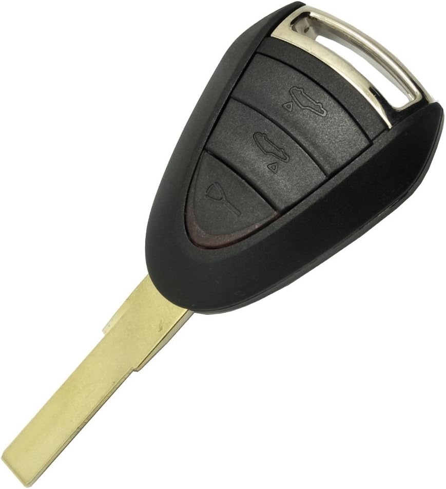 Carcasa Cheie Auto Techstar cu 3 butoane, Compatibila Porsche 911, Cayman, Boxster, Carrera GT