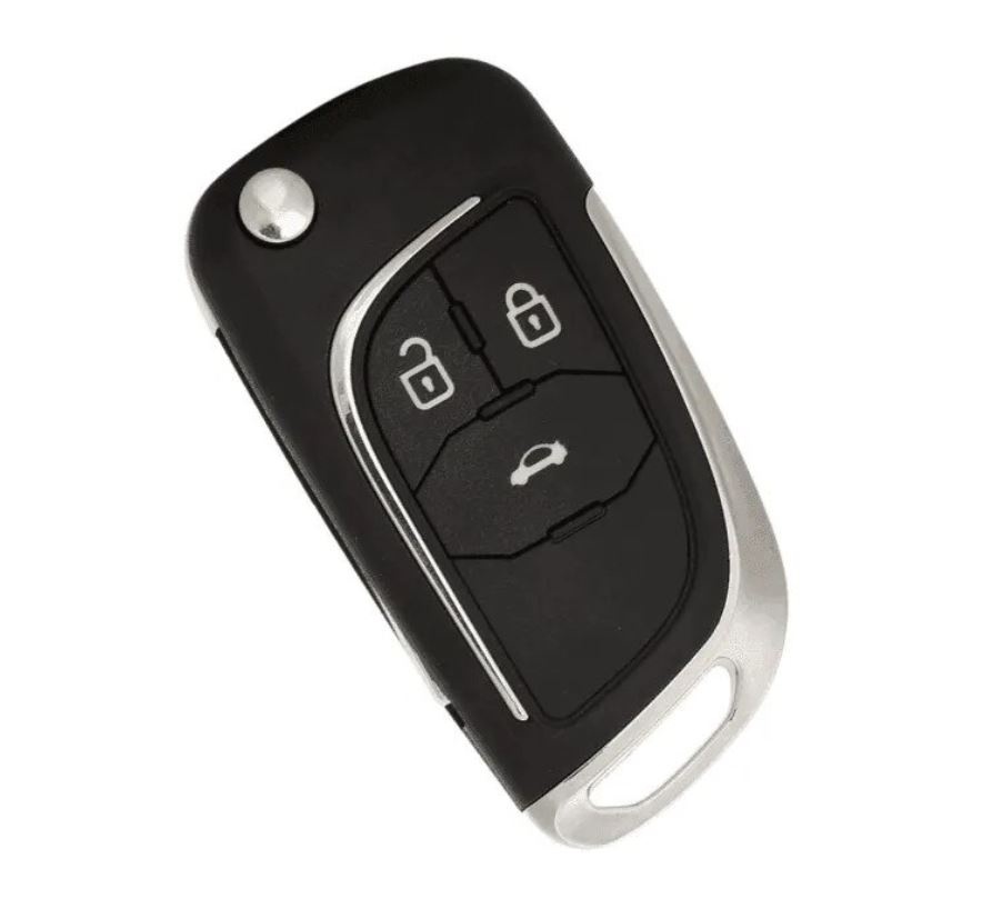 Carcasa cheie auto transformatoare Techstar cromata cu 3 butoane – compatibila Opel & Chevrolet Astra, Corsa, Cruze, Captiva, Aveo - imagine 7