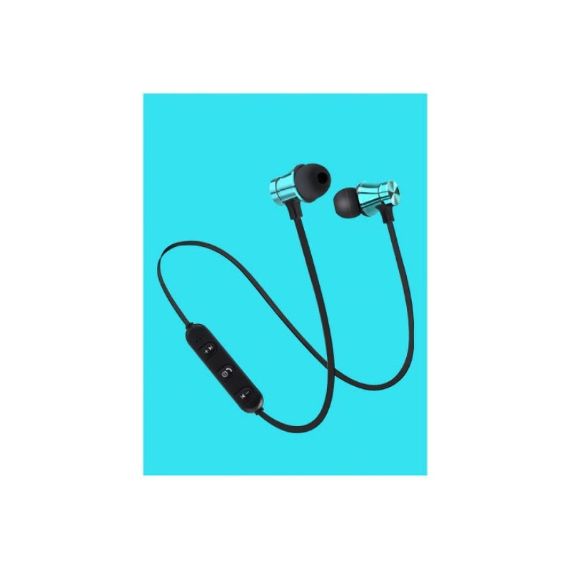 Casti Wireless Bluetooth Sport BT4, Waterproof, Tip In-Ear Headset, Microfon Incorporat, Albastru - 2 | YEO