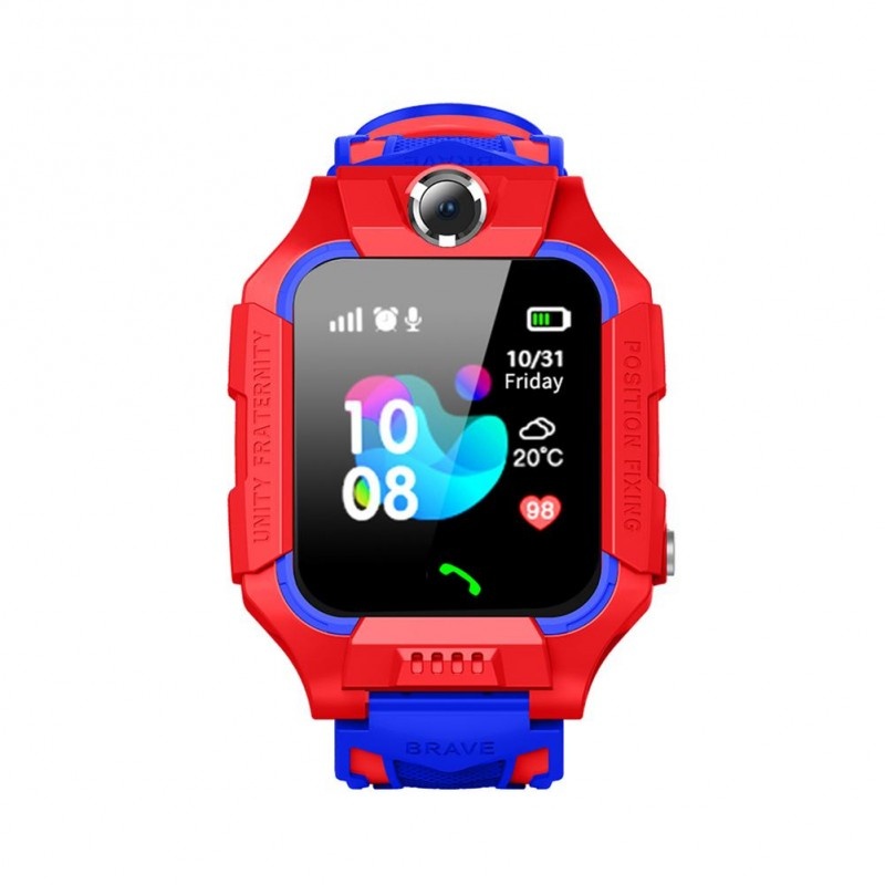 Ceas Smartwatch Copii Techstar® Y99, 1.40 inch IPS, Cartela SIM 4G LTE, Tracker GPS, AGPS, LBS, WIFI, Buton SOS, Apelare Video, Rosu - 1 | YEO