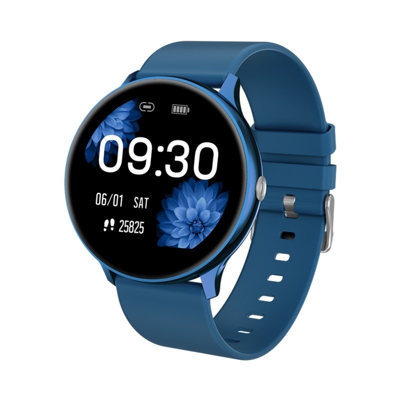 Ceas Smartwatch Techstar® R33, 1.08 inch IPS LCD , Bluetooth 4.0 + EDR, Monitorizare Somn, Puls, Respiratie, Tensiune, Notificari, Albastru - 3 | YEO