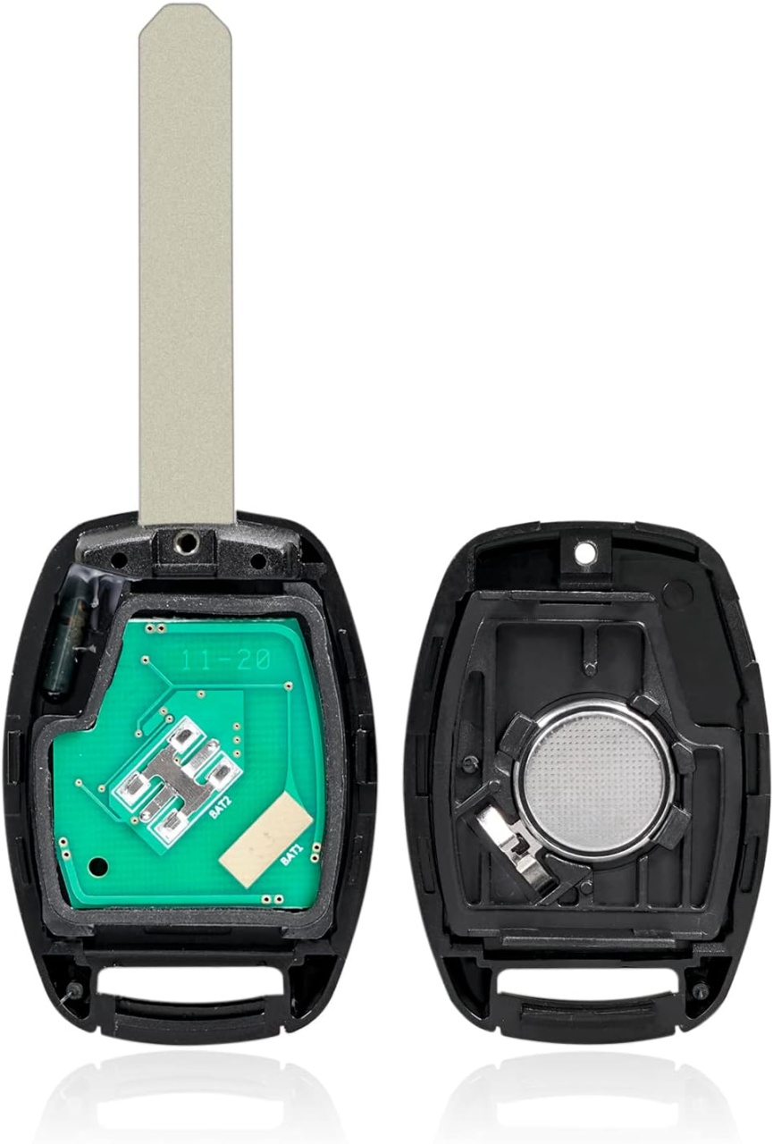 Cheie Auto Completa Programabila, 433MHz, cu 3 butoane, compatibila Honda Civic 2005–2011, Accord, CR-V, Jazz – cip ID48, FCCID: OUCG8D-380H-A, lama Hon66, cu electronica - 3 | YEO