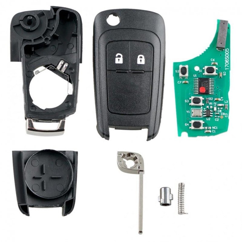 Cheie Auto Completa Techstar® Opel, Astra, Zafira, Insignia, Mokka, 433Mhz, ID46, 2 Butoane - 1 | YEO