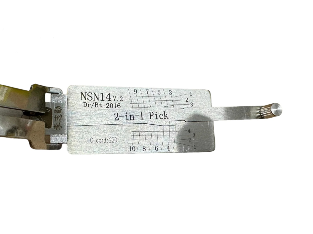 Decodor auto Lishi NSN14 2 in 1 pick pentru chei Nissan Infiniti Subaru, usa si portbagaj NSN14 DR/BT - imagine 6