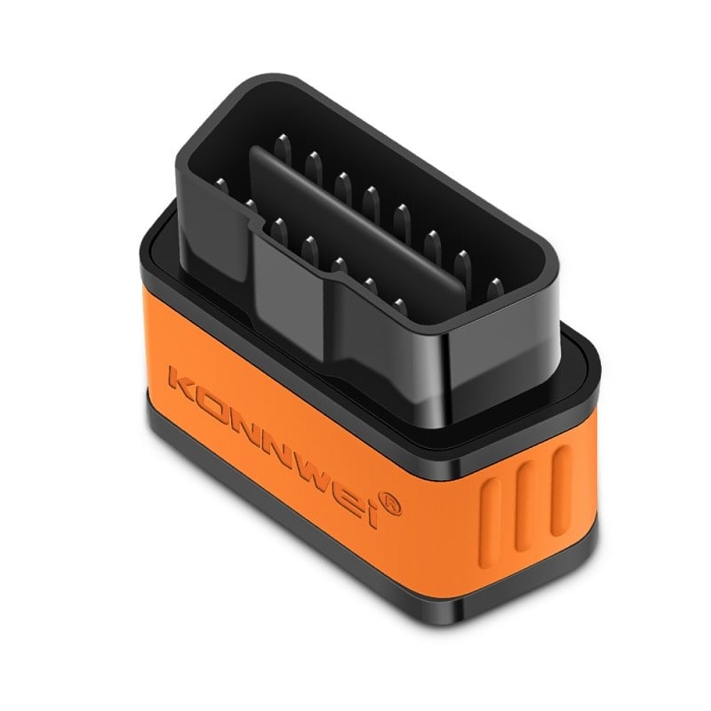 Diagnoza OBD2 KONNWEI KW901, Orange, Bluetooth, Buton ON-OFF, Android, ELM 327 OBDII, PIC18F25K80 - 2 | YEO