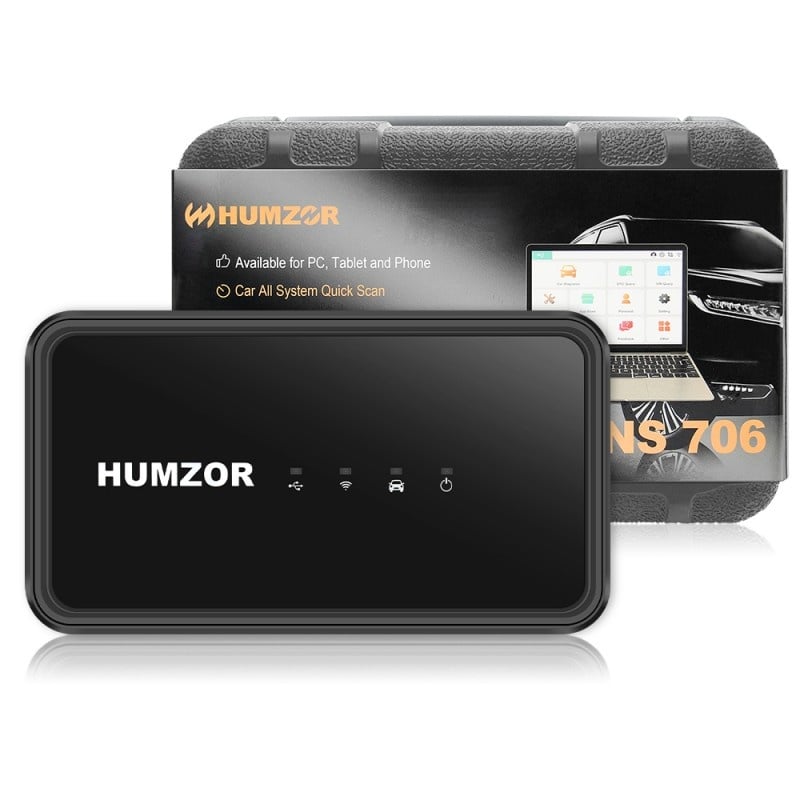 Diagnoza Profesionala HUMZOR Nexzsys NS706, OE-Level, Full System, ECU Programming, Key Programing, Alte 100+ Functii, USB si Wireless, Licenta Software