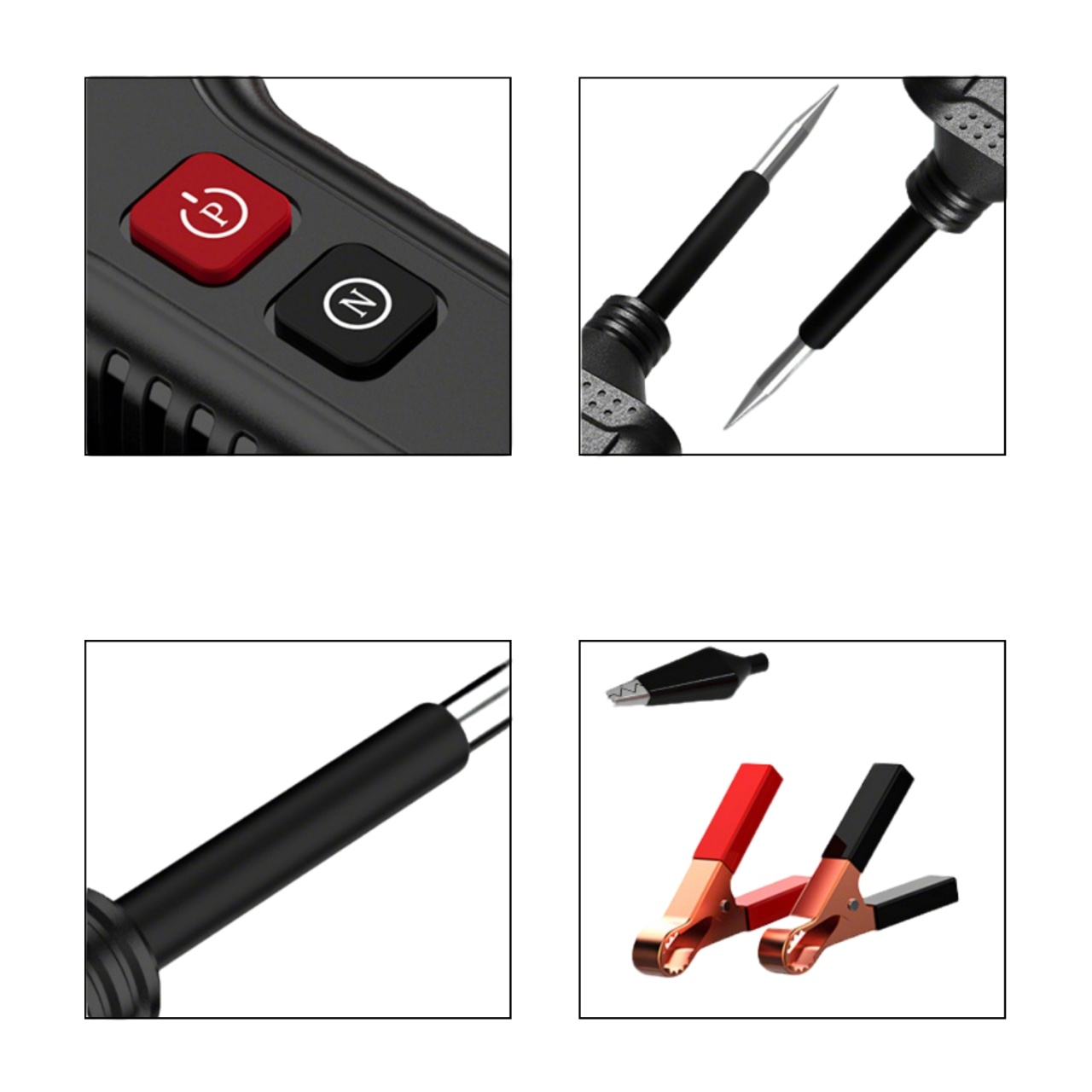 Dispozitiv Profesional Testare Circuite Auto Techstar® YM-P100, Multimetru Inteligent cu Ecran LCD, 107V, Detectie Tensiune si Continuitate - 2 | YEO