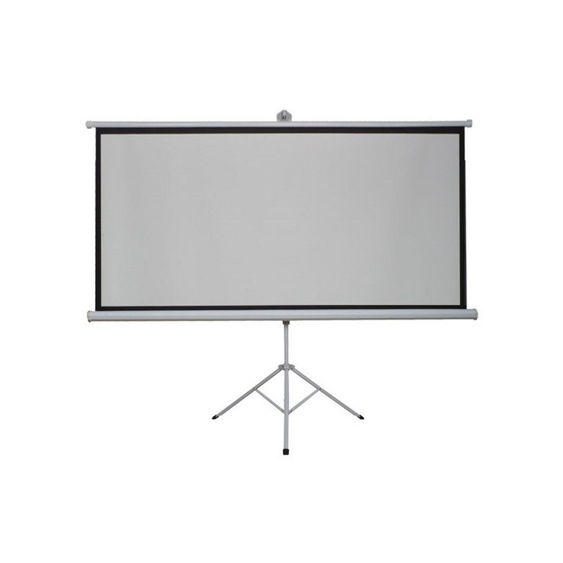 Ecran Proiectie cu Trepied, Format 4:3, Diagonala 213.36 cm pentru Videoproiector sau Home Cinema