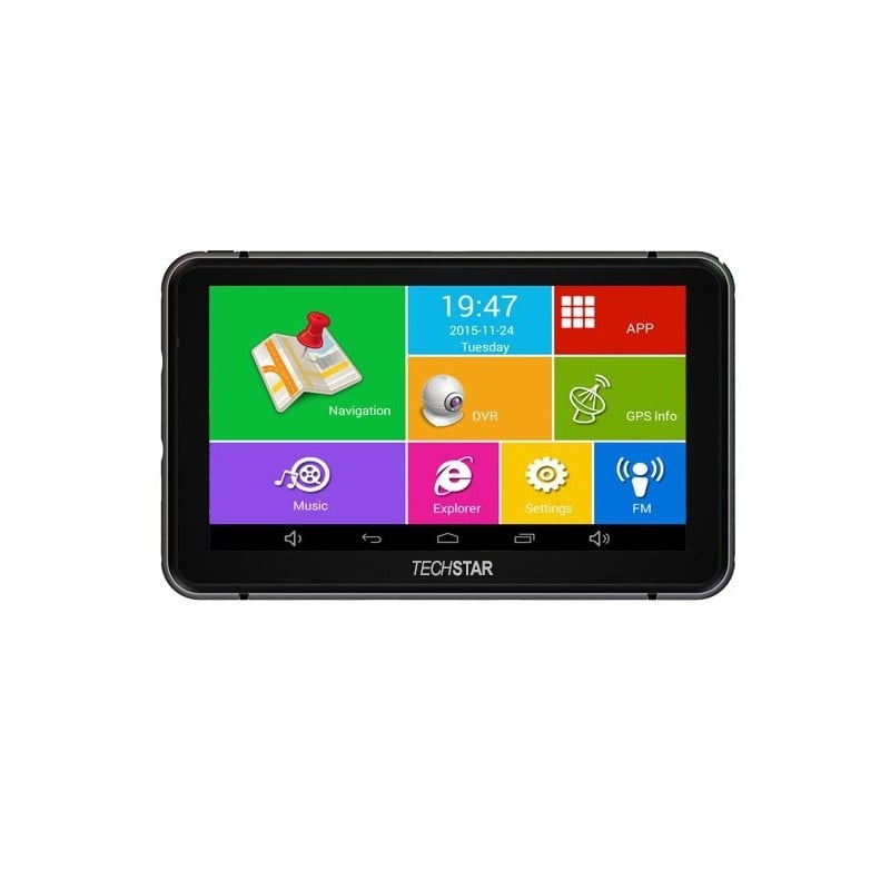 GPS Techstar MX-TAB cu Camera Auto FullHD si Android 4.4