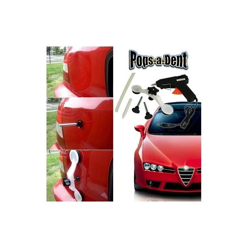 Kit Pops-a-Dent pentru reparare caroserie auto indreptat lovituri tabla / plastic - 3 | YEO