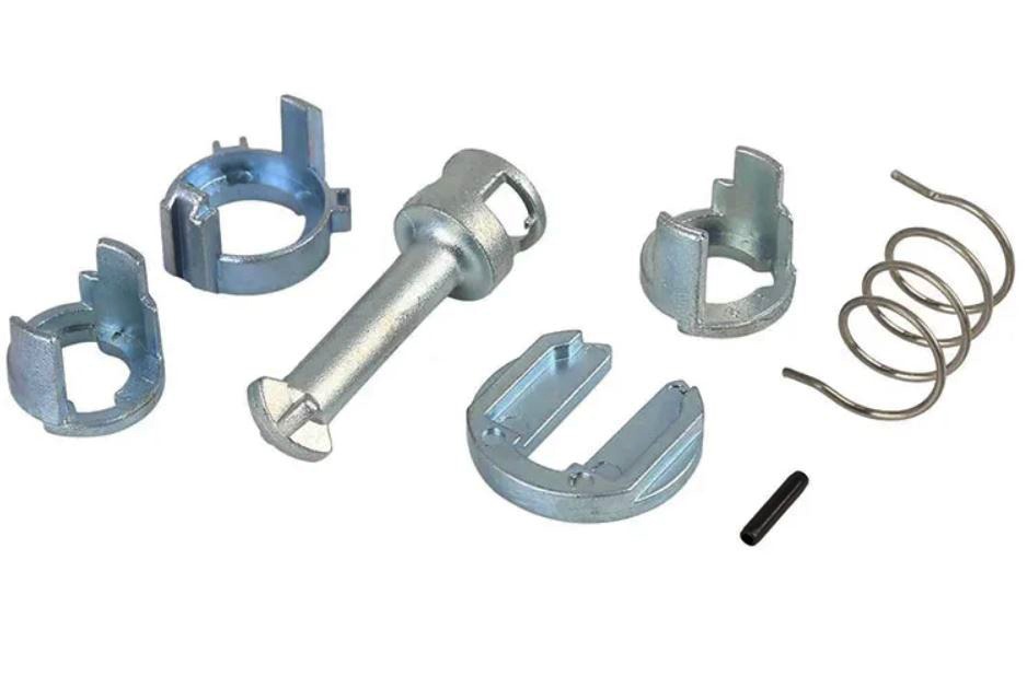 Kit reparatie incuietoare yala butuc usa fata Techstar, compatibil cu BMW X5 E53, X3 E83, stanga sau dreapta, metal, 7 piese - 2 | YEO