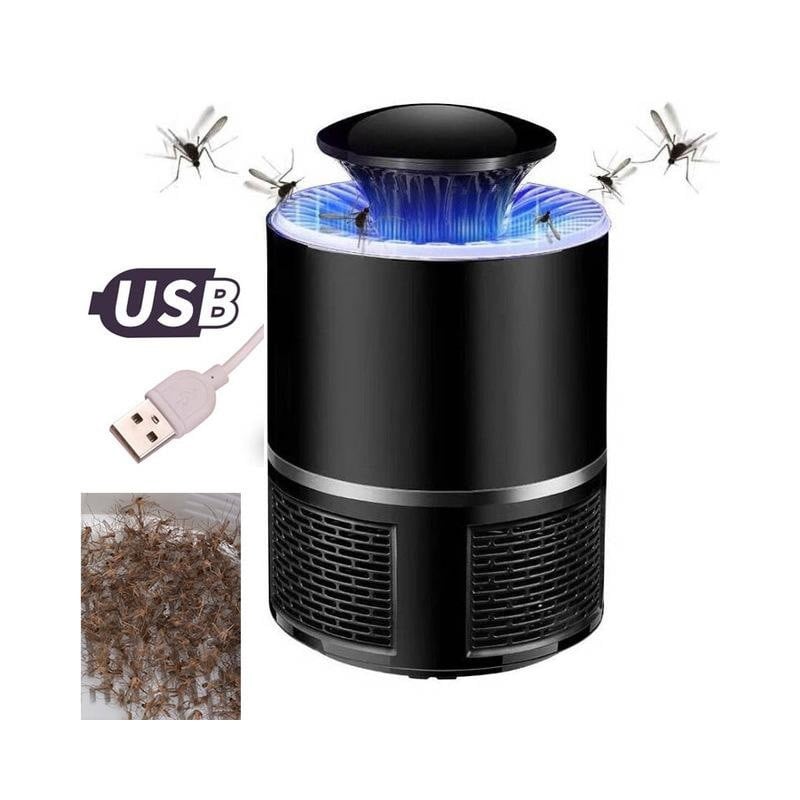 Lampa Led Anti-Insecte Techstar®, 5W Negru, , pentru Tantari, Interior/Exterior cu USB - 3 | YEO