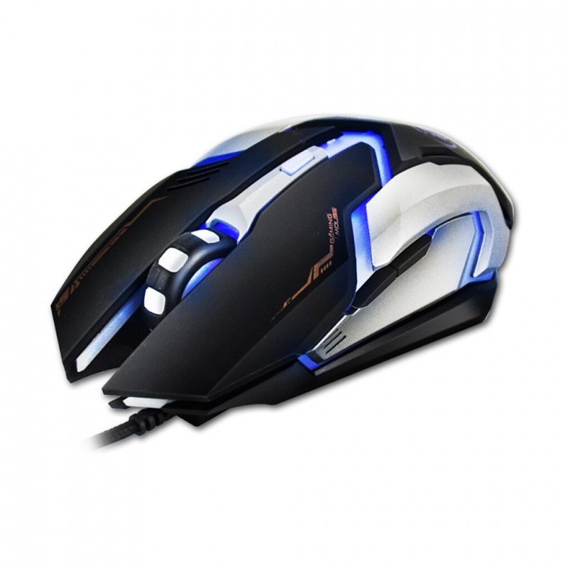 Mouse Gaming Techstar® iMice V6, 2400 DPI, Ergonomic, 6 Butoane, RGB, USB - 1 | YEO