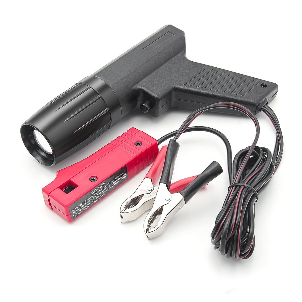 Pistol Stroboscopic pentru Reglaj Aprindere Auto 12V, Instrument Inductiv cu Xenon, Profesional pentru Motoare Auto pe Benzina