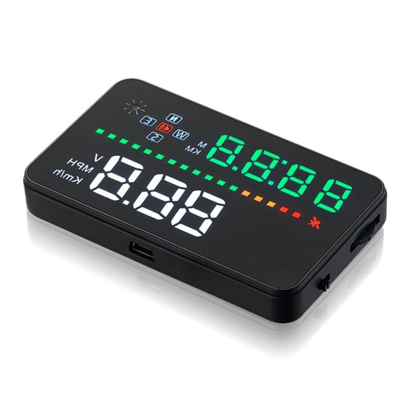 Proiector informatii de bord pe parbriz, Head Up Display Techstar® OBD II, A3, display 3,5 inch, proiectie afisaj bord pe parbriz, GPS, viteza, tensiune, semnal prin satelit - 2 | YEO