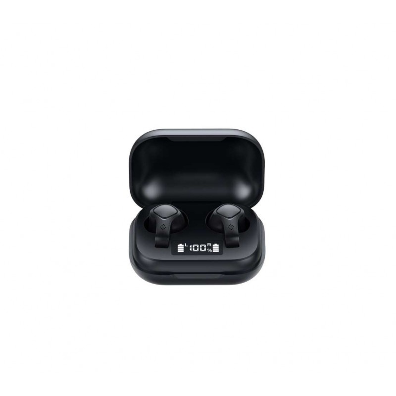 Resigilat Casti Smart Techstar® TWS S20 , Wireless, Bluetooth V5.0, HD Audio, Touch, IPX5, iOS, Android, 300mAh, Type-C, Negru