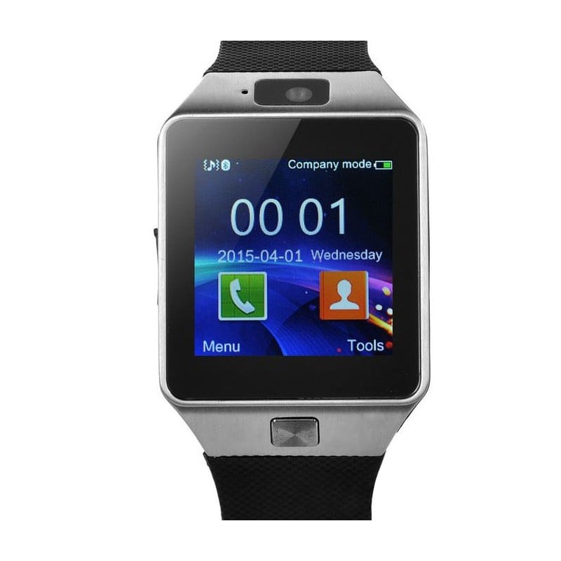 Resigilat Smartwatch Techstar® DZ09, 1.56inch LCD, Compatibil SIM, MicroSD, Camera Foto, Apelare, SMS, Pedometru, Monitorizare Somn - 1 | YEO